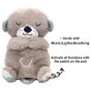Breathing Fox Bear Plush: Soothing Musical Doll for Baby's Comfort Breathing Fox Bear Plush: Soothing Musical Doll for Baby's Comfort
