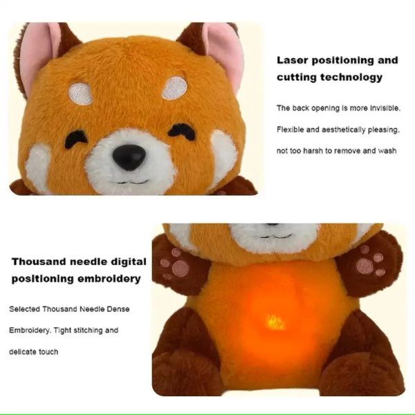 Breathing Fox Bear Plush: Soothing Musical Doll for Baby's Comfort Breathing Fox Bear Plush: Soothing Musical Doll for Baby's Comfort