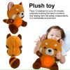 Breathing Fox Bear Plush: Soothing Musical Doll for Baby's Comfort Breathing Fox Bear Plush: Soothing Musical Doll for Baby's Comfort