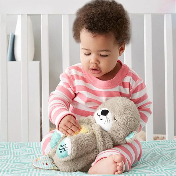 Breathing Otter Plush Toy: Soothe Baby with Lights & Sounds Breathing Otter Plush Toy: Soothe Baby with Lights & Sounds