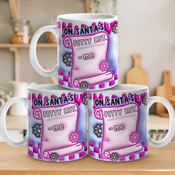 Brighten Your Day With A Fun - Personalized Custom 3D Inflated Effect Printed Mug - Gift For Yourself, Gift For Best Friends, BFF, Sisters