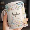 Bring Creativity Into Every Sip With Paint Tubes And Scissors Design - Personalized Custom Coffee Mug - HOB037_MG Bring Creativity Into Every Sip With Paint Tubes And Scissors Design - Personalized Custom Coffee Mug - HOB037_MG