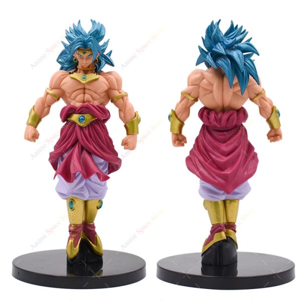 Broli Super Saiyan Standing Posture Blue Hair Collection Action Model Broli Super Saiyan Standing Posture Blue Hair Collection Action Model