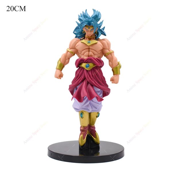 Broli Super Saiyan Standing Posture Blue Hair Collection Action Model Broli Super Saiyan Standing Posture Blue Hair Collection Action Model