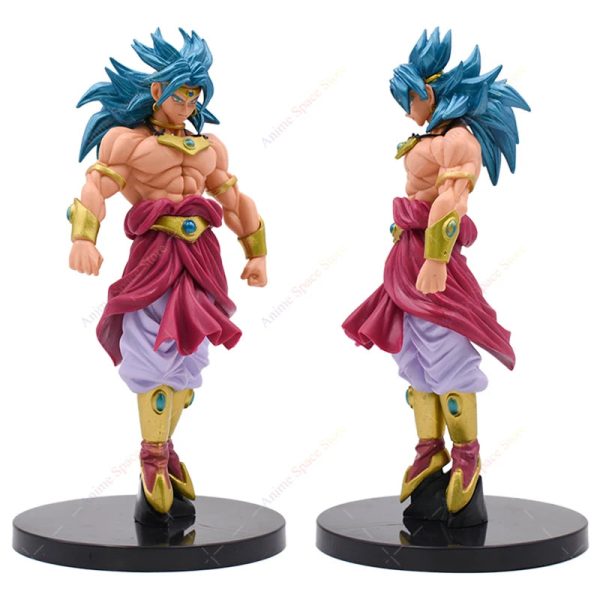 Broli Super Saiyan Standing Posture Blue Hair Collection Action Model Broli Super Saiyan Standing Posture Blue Hair Collection Action Model