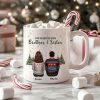 Brother Sisters Christmas Tree Personalized Mug, Christmas Gift for Siblings Brother Sisters Christmas Tree Personalized Mug, Christmas Gift for Siblings