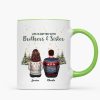 Brother Sisters Christmas Tree Personalized Mug, Christmas Gift for Siblings Brother Sisters Christmas Tree Personalized Mug, Christmas Gift for Siblings