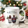 Brother Sisters Christmas Tree Personalized Mug, Christmas Gift for Siblings Brother Sisters Christmas Tree Personalized Mug, Christmas Gift for Siblings
