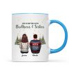 Brother Sisters Christmas Tree Personalized Mug, Christmas Gift for Siblings Brother Sisters Christmas Tree Personalized Mug, Christmas Gift for Siblings