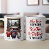 Brother Sisters Sitting By The Window Personalized Mug, Christmas Gift for Siblings Brother Sisters Sitting By The Window Personalized Mug, Christmas Gift for Siblings
