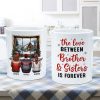 Brother Sisters Sitting By The Window Personalized Mug, Christmas Gift for Siblings Brother Sisters Sitting By The Window Personalized Mug, Christmas Gift for Siblings