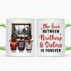 Brother Sisters Sitting By The Window Personalized Mug, Christmas Gift for Siblings Brother Sisters Sitting By The Window Personalized Mug, Christmas Gift for Siblings