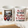 Brother Sisters Sitting By The Window Personalized Mug, Christmas Gift for Siblings Brother Sisters Sitting By The Window Personalized Mug, Christmas Gift for Siblings