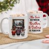 Brother Sisters Sitting By The Window Personalized Mug, Christmas Gift for Siblings Brother Sisters Sitting By The Window Personalized Mug, Christmas Gift for Siblings