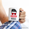 Brother Things Retro Personalized Mug, Red Glasses Family Matching Gift with Custom Name Brother Things Retro Personalized Mug, Red Glasses Family Matching Gift with Custom Name