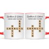 Brothers And Sisters Forever Linked Together Crossword Puzzle Art Personalized Mug, Gift For Brothers, Sisters, Siblings, Family