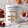 Brothers & Sisters Forever Linked Mug - Custom Gift for Birthdays and Holidays