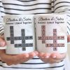 Brothers Sisters Forever Linked Together Crossword - Personalized Mug - Sentimental Gift for Siblings Brothers Sisters Forever Linked Together Crossword - Personalized Mug - Sentimental Gift for Siblings