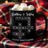 Brothers & Sisters Siblings Family Forever Linked Crossword Outline Personalized Mug Brothers & Sisters Siblings Family Forever Linked Crossword Outline Personalized Mug