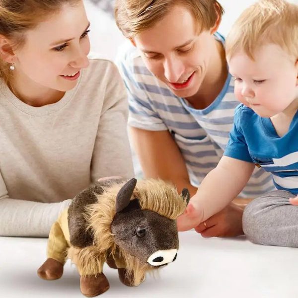 Brown Calf Highland Cow Plush Toy - Realistic & Soft Gift for Kids Brown Calf Highland Cow Plush Toy - Realistic & Soft Gift for Kids