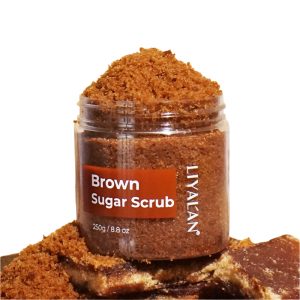 Brown Organic Sugar Body Scrub Exfoliates And Nourishes Skin Naturally