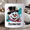 Brushstroke Cute Snowman Personalized Mug, Preppy Merry Christmas Glitter Holiday Gift with Custom Name Brushstroke Cute Snowman Personalized Mug, Preppy Merry Christmas Glitter Holiday Gift with Custom Name