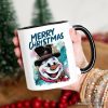 Brushstroke Cute Snowman Personalized Mug, Preppy Merry Christmas Glitter Holiday Gift with Custom Name Brushstroke Cute Snowman Personalized Mug, Preppy Merry Christmas Glitter Holiday Gift with Custom Name