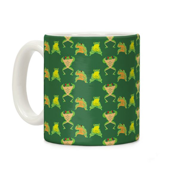 Buff Frog Pattern Coffee Mug Buff Frog Pattern Coffee Mug