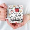 Built With Love, Held By Heart - Family Personalized Custom 3D Inflated Effect Printed Mug - Mother's Day, Gift For Mom, Grandma