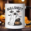 Bullsheet Halloween Bull Personalized Mug, Hilarious Cow Gift with Custom Name