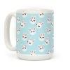 BunBun Pattern Blue Coffee Mug BunBun Pattern Blue Coffee Mug