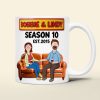 Burger Couple - Personalized 3D Inflated Effect Ceramic Mug - Gift For Couples | CL55 NL122 Burger Couple - Personalized 3D Inflated Effect Ceramic Mug - Gift For Couples | CL55 NL122