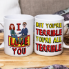 Burger Couple Funny- Personalized Mug - Gift For Couple, Husband Wife, Anniversary | CL55 Burger Couple Funny- Personalized Mug - Gift For Couple, Husband Wife, Anniversary | CL55