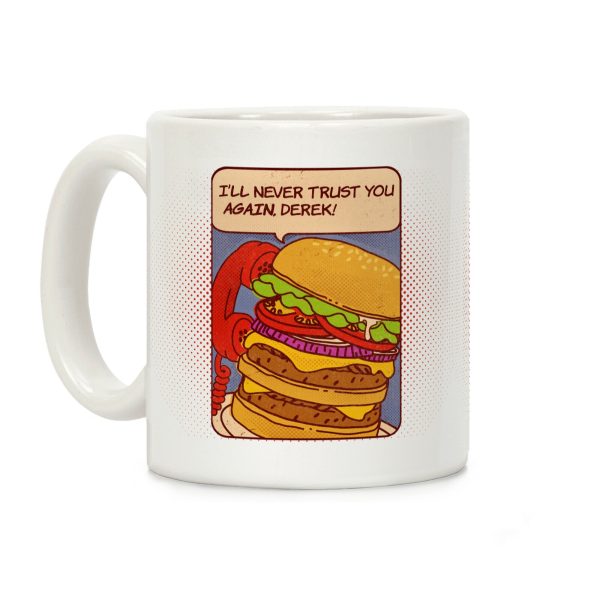 Burger Pop Art Comic Panel Coffee Mug Burger Pop Art Comic Panel Coffee Mug