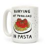 Burying My Problems In Pasta Coffee Mug