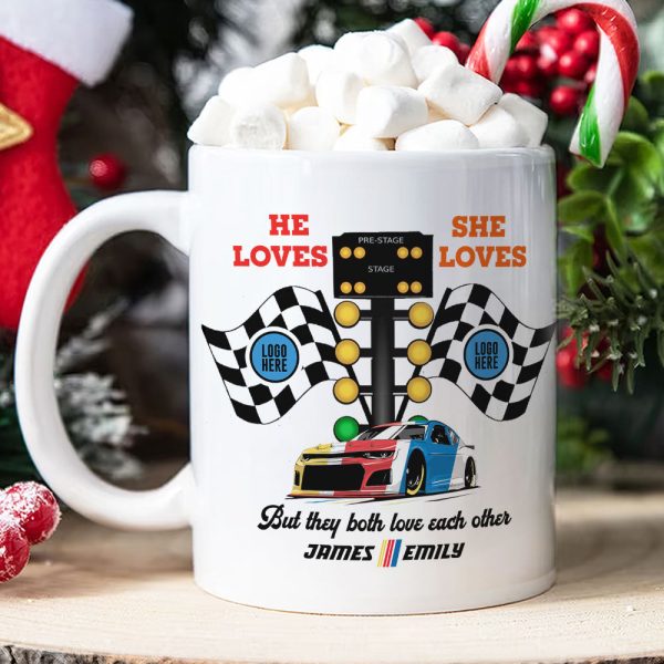 But They Both Love Each Other, Couple Gift, Personalized Mug, Racing Car Couple Mug 02HUTI091023 021123 But They Both Love Each Other, Couple Gift, Personalized Mug, Racing Car Couple Mug 02HUTI091023 021123