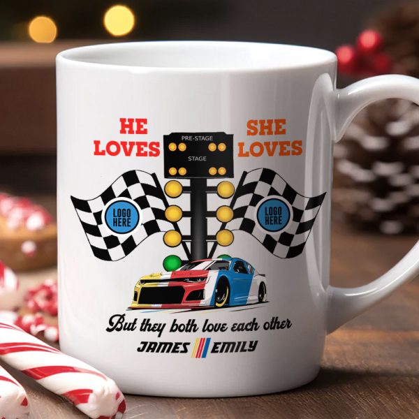But They Both Love Each Other, Couple Gift, Personalized Mug, Racing Car Couple Mug 02HUTI091023 021123 But They Both Love Each Other, Couple Gift, Personalized Mug, Racing Car Couple Mug 02HUTI091023 021123