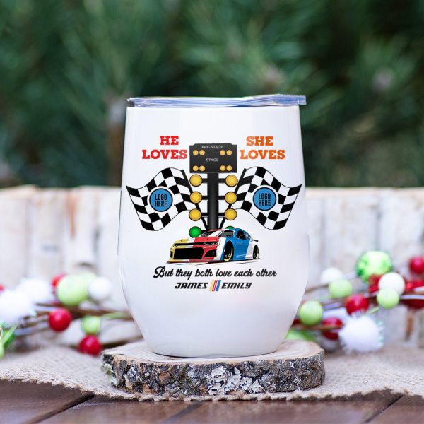 But They Both Love Each Other, Couple Gift, Personalized Mug, Racing Car Couple Mug 02HUTI091023 But They Both Love Each Other, Couple Gift, Personalized Mug, Racing Car Couple Mug 02HUTI091023