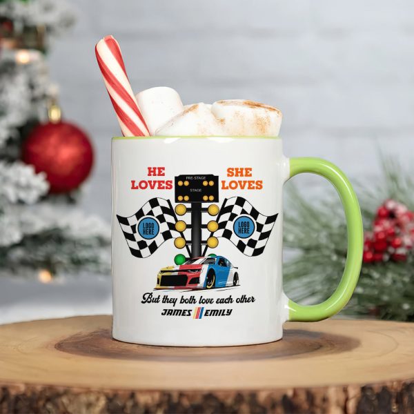 But They Both Love Each Other, Couple Gift, Personalized Mug, Racing Car Couple Mug 02HUTI091023 But They Both Love Each Other, Couple Gift, Personalized Mug, Racing Car Couple Mug 02HUTI091023