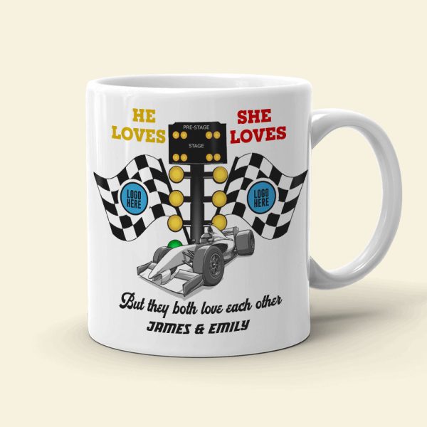 But They Both Love Each Other, Couple Gift, Personalized Mug, Racing Couple Mug 03HUTI091023 021123 But They Both Love Each Other, Couple Gift, Personalized Mug, Racing Couple Mug 03HUTI091023 021123