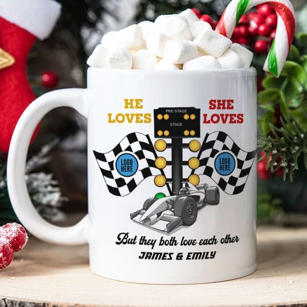 But They Both Love Each Other, Couple Gift, Personalized Mug, Racing Couple Mug 03HUTI091023 But They Both Love Each Other, Couple Gift, Personalized Mug, Racing Couple Mug 03HUTI091023