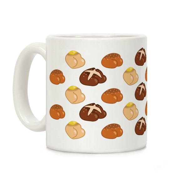 Butt Buns Pattern Coffee Mug