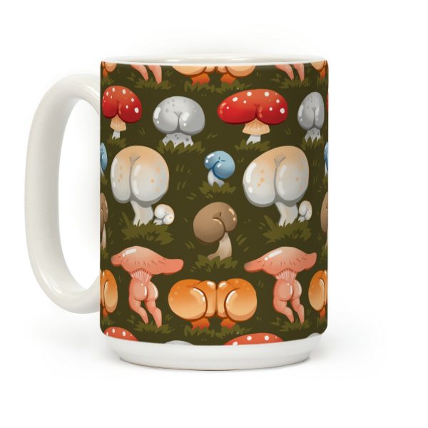 Butt Mushroom Pattern Coffee Mug Butt Mushroom Pattern Coffee Mug