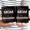 Butterfly Flower Title First Mom Now Grandma - Personalized Mug Butterfly Flower Title First Mom Now Grandma - Personalized Mug