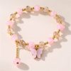 Butterfly Glass Beaded Bracelet Butterfly Glass Beaded Bracelet