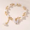 Butterfly Glass Beaded Bracelet Butterfly Glass Beaded Bracelet