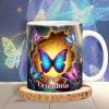 Butterfly Grandma Coffee Mug - Personalized Gift For Grandma 02OHLU280325 Butterfly Grandma Coffee Mug - Personalized Gift For Grandma 02OHLU280325