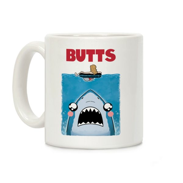 BUTTS Jaws Parody Coffee Mug BUTTS Jaws Parody Coffee Mug