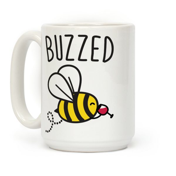 Buzzed Wine Bee Coffee Mug Buzzed Wine Bee Coffee Mug