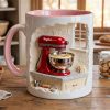 Cake Mixer Coffee Accent Mug - Personalized Gifts For Baker Coffee Mug 02KITI130125 Cake Mixer Coffee Accent Mug - Personalized Gifts For Baker Coffee Mug 02KITI130125
